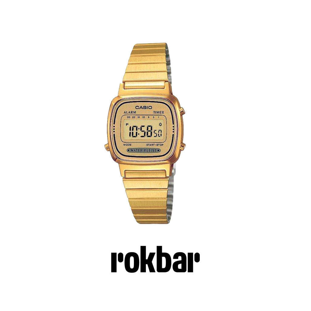 Casio Jam Tangan Wanita LA670WGA-9DF Digital