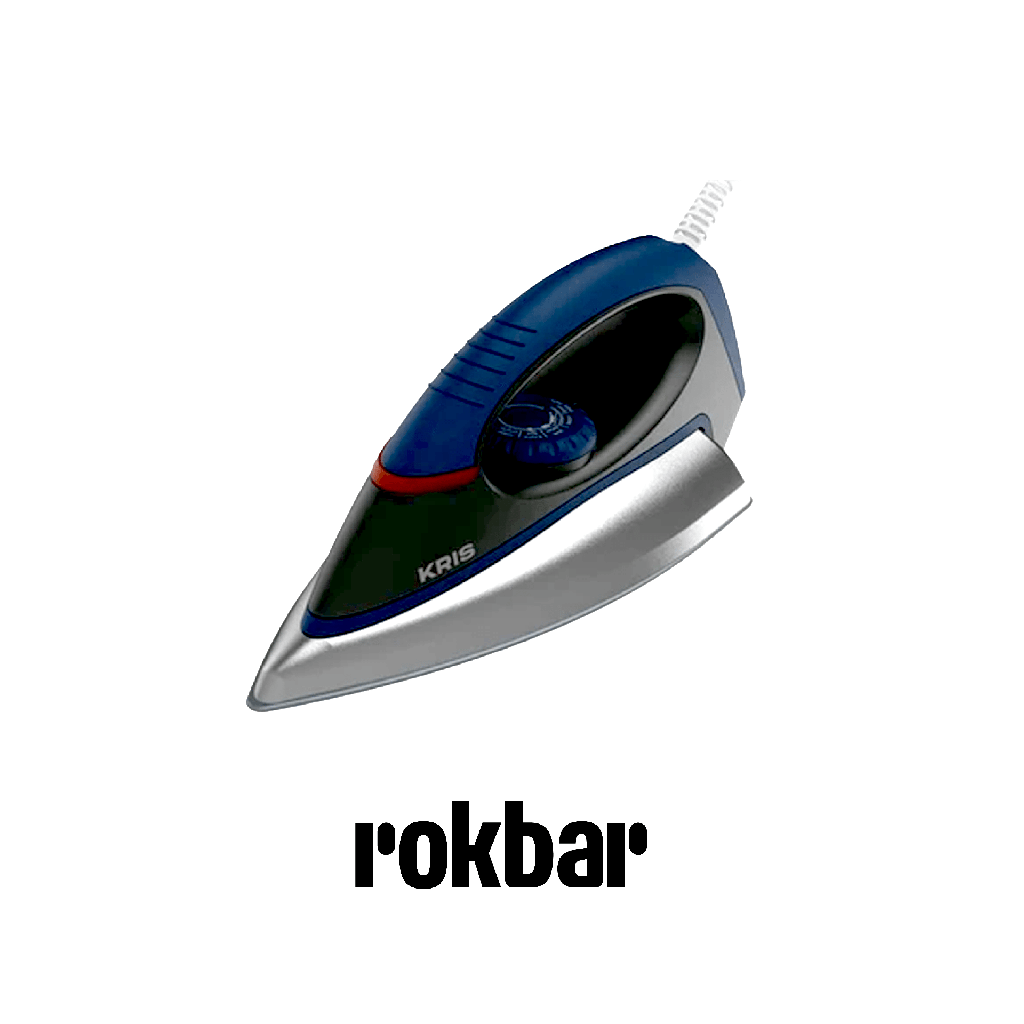 Kris Setrika Trylon Plate 350 Watt - Biru/Ungu